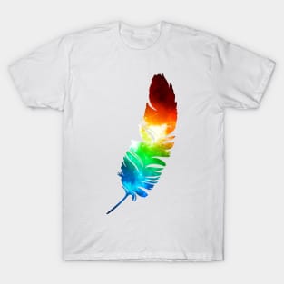 Galaxy Feather T-Shirt